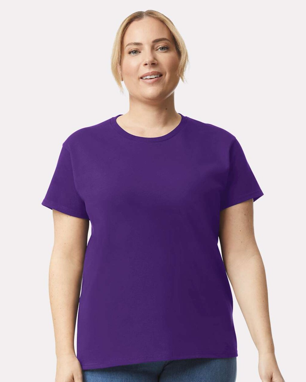 Gildan® Ultra Cotton Women’s Short Sleeve Crewneck T-Shirt 100% Cotton for Casual Use Feminine Fit Tee